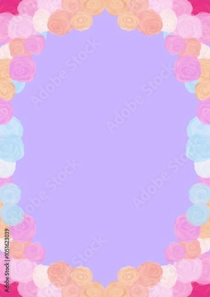 Obraz Rose black ground 