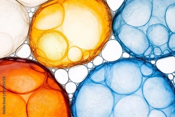 Fototapeta background with bubbles