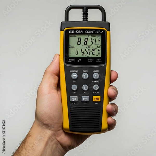 Fototapeta A handheld Geiger counter designed for detecting
