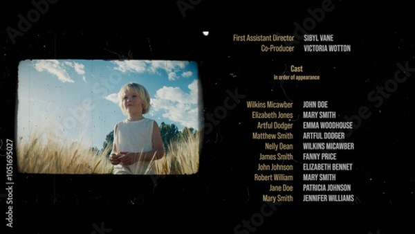 Obraz Movie Closing Credits Titles