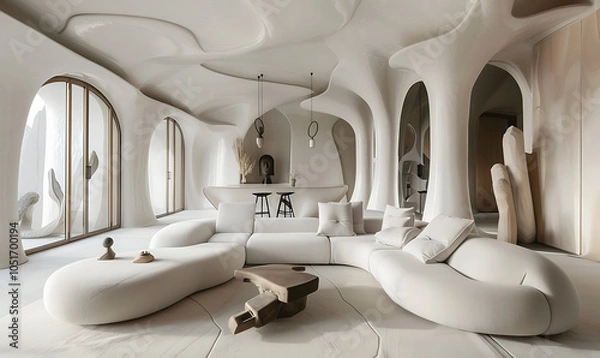 Obraz futuristic interior design