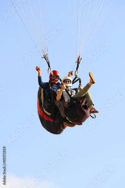 Fototapeta paragliding
