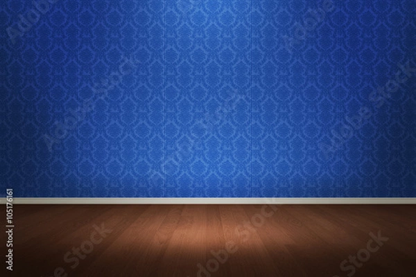 Obraz Blue Interior Room Backdrop