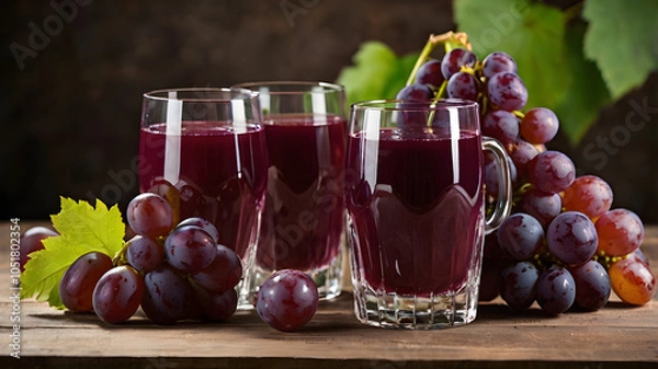 Obraz grapes juice