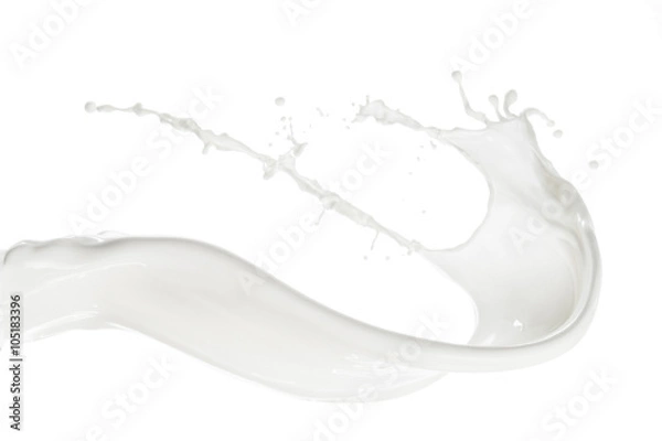 Obraz Splash mleka
