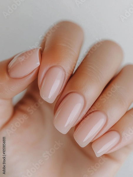 Fototapeta hand with manicure