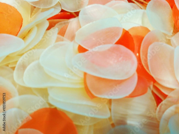 Obraz Prawn cracker sold in supermarkets.