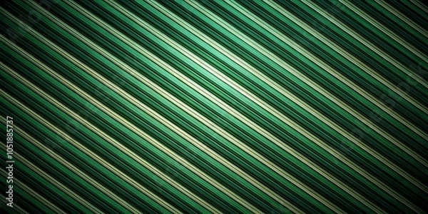Fototapeta Dark Green Diagonal Striped Pattern Background for Textures and Designs