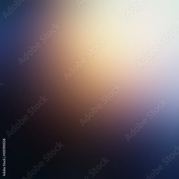 Fototapeta Dark violet blur background with yellow soft light.