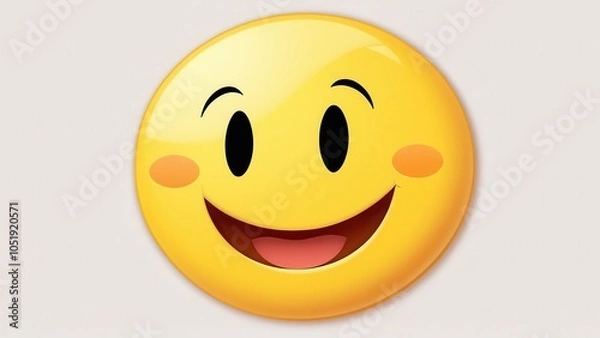 Obraz Smiley face cute 2d
