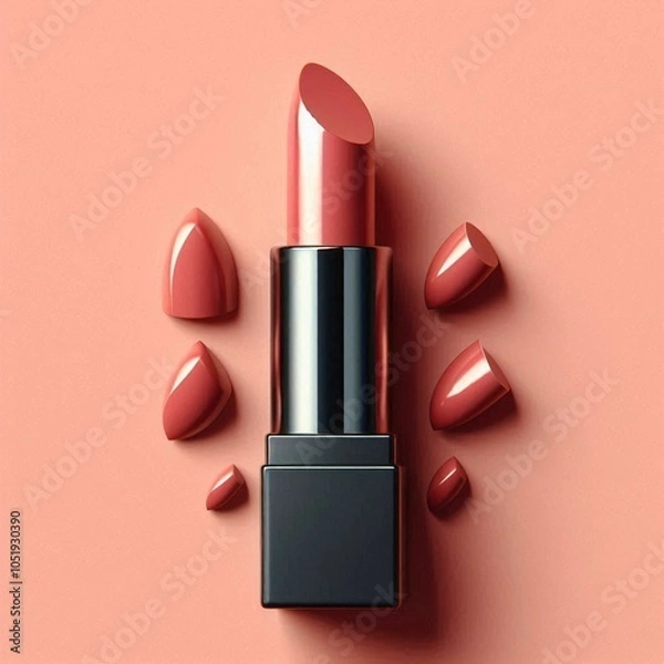 Obraz red lipstick