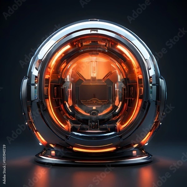 Fototapeta concept polygon object with details design