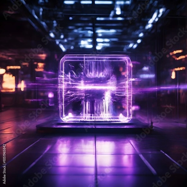 Obraz artificial intelligence concept design with futuristic look