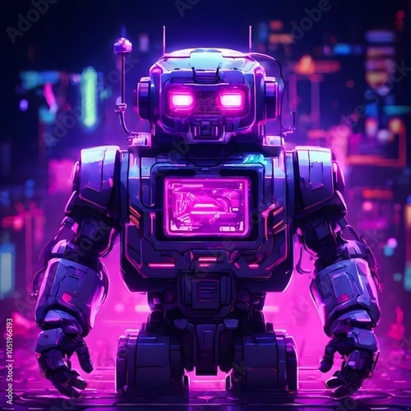 Obraz artificial intelligence concept design with futuristic look