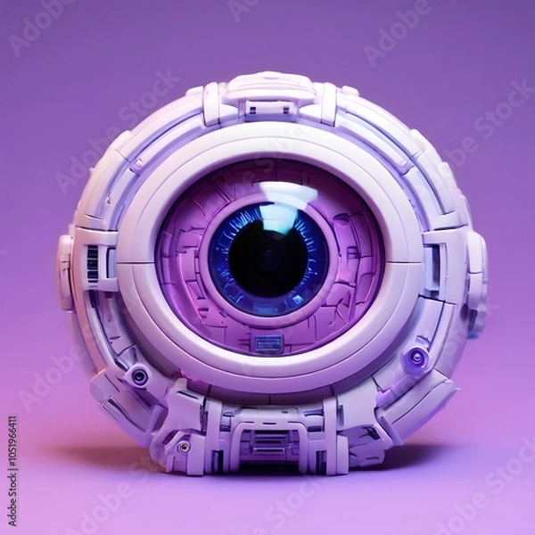 Obraz artificial intelligence concept design with futuristic look