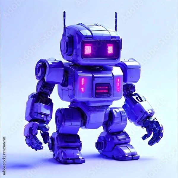 Obraz artificial intelligence concept design with futuristic look