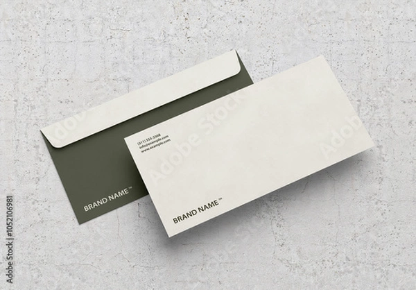 Fototapeta DL Envelope Mockup