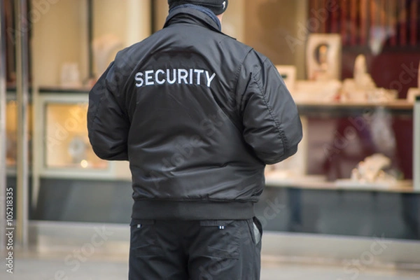 Obraz Security vor Juwelier
