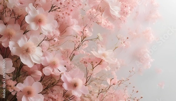 Fototapeta Cherry Blossoms and Soft Background