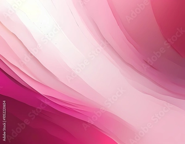 Fototapeta Pink and Wavy Pattern