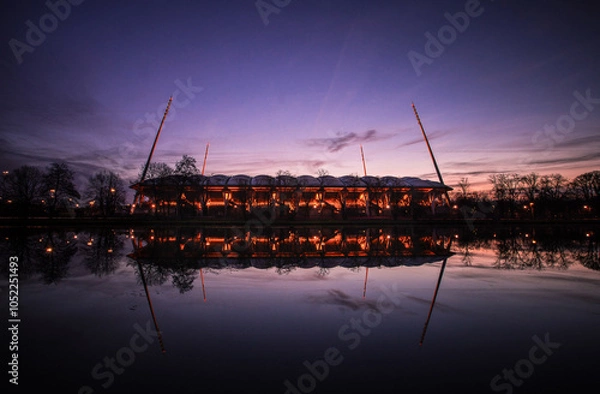 Fototapeta Stade de Reims by Night
