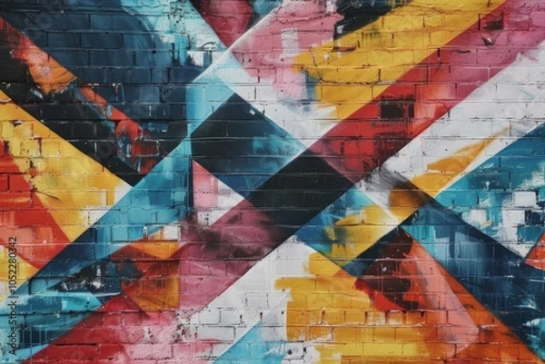 Fototapeta Dynamic Urban Mural