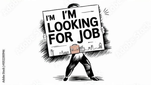 Obraz Seeking Opportunity in the City