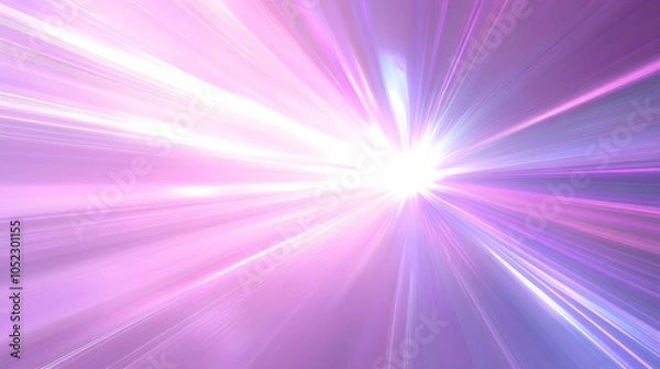 Fototapeta Abstract background with rays of light shining through vibrant colors