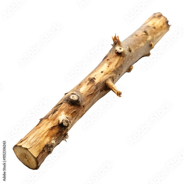 Obraz Wood branch isolated on transparent background