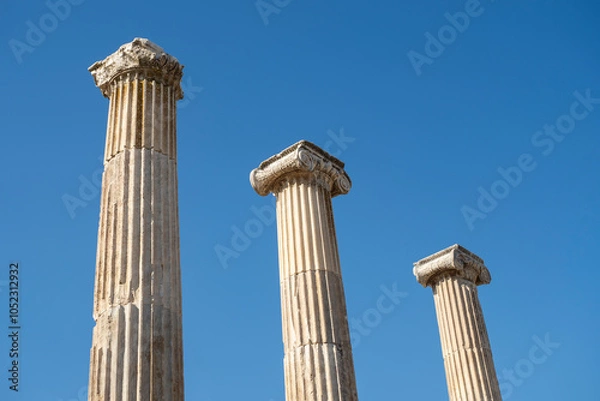 Obraz Magnesia Ancient City ruins on Maeander, an ancient Greek city in Ionia. Aydin, Turkey.