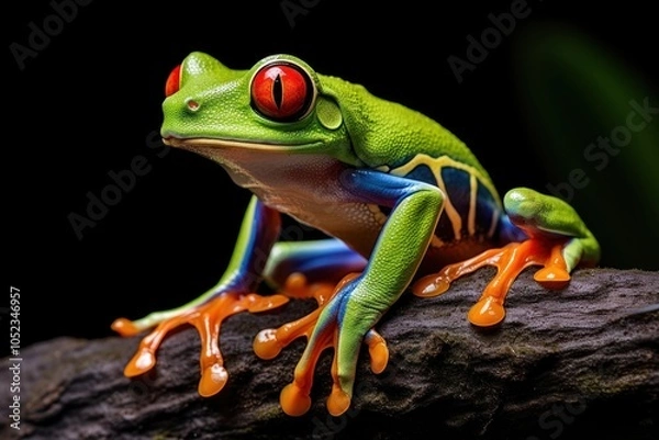 Fototapeta Frog amphibian wildlife reptile.