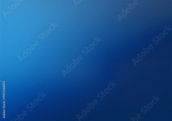 Fototapeta Blue noise textured gradient background grainy blurred landing page backdrop