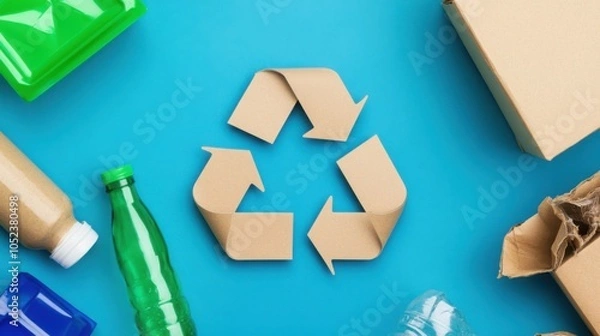 Obraz Eco-Friendly Gift Ideas with Green Theme Visuals