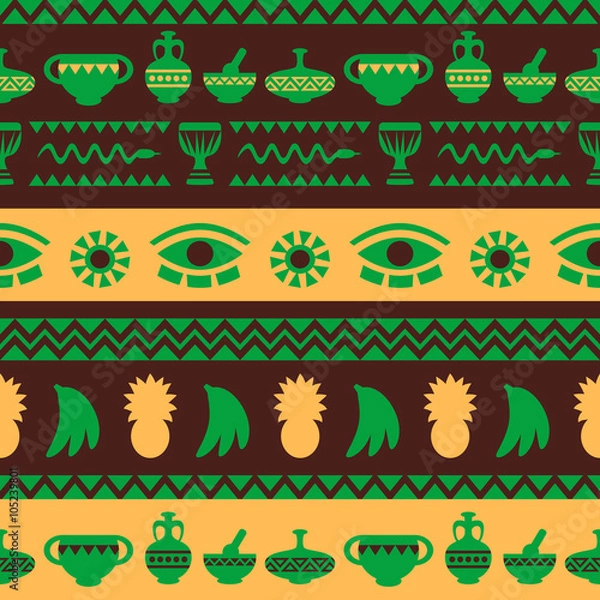 Fototapeta African Tribal Pattern Ethnic ornament