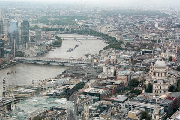 Obraz Aerial London view