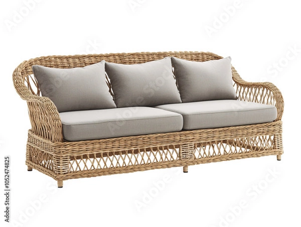 Obraz a couch with cushions on it