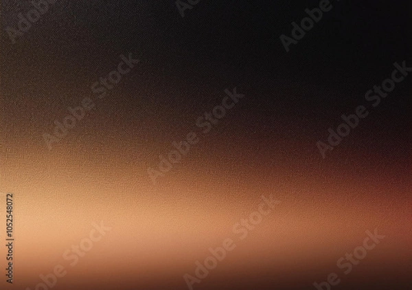 Fototapeta Beige brown black grainy gradient background dark noise texture banner header poster design copy space