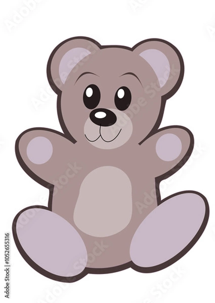 Obraz teddy bear cartoon