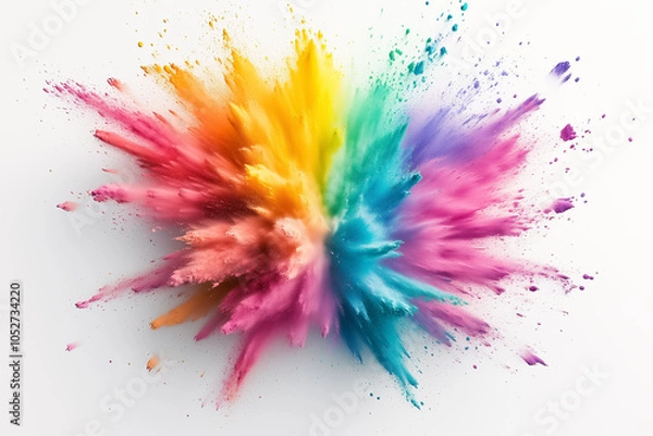 Fototapeta A stunning array of colors bursts forth, merging beautifully to create an enchanting visual experience