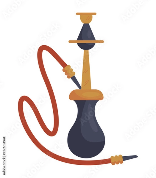 Obraz arabic hookah smoking accessories