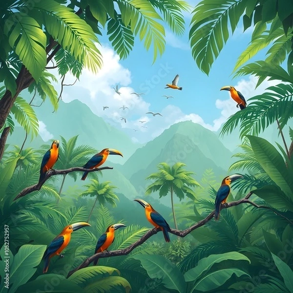 Obraz tropical forest