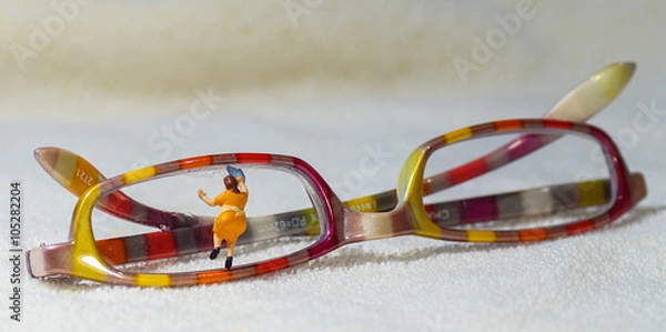 Obraz Brillenputzerin