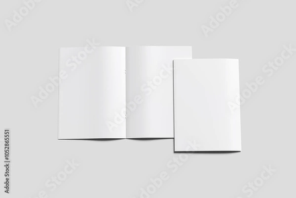 Fototapeta A4 CATALOG BROCHURE BLANK BACKGROUND