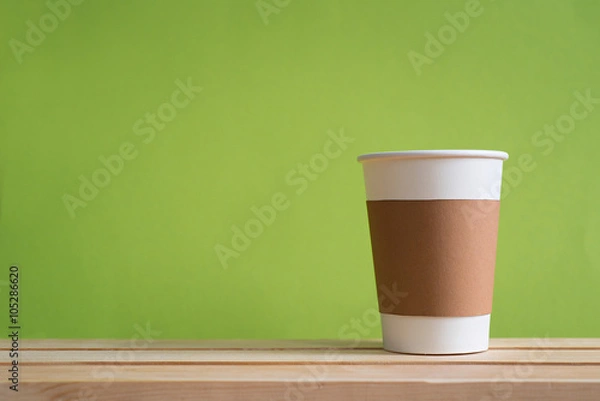 Fototapeta Recycle paper cup