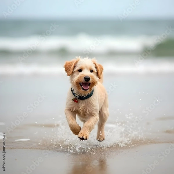Obraz dog on the beach