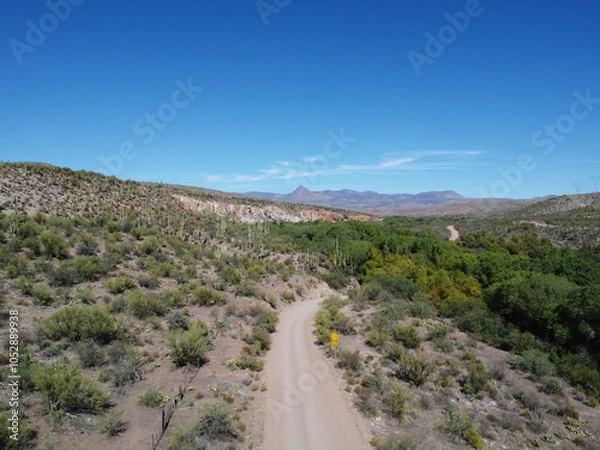 Obraz desert wilderness infrastructure