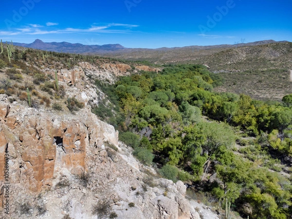 Obraz desert wilderness infrastructure