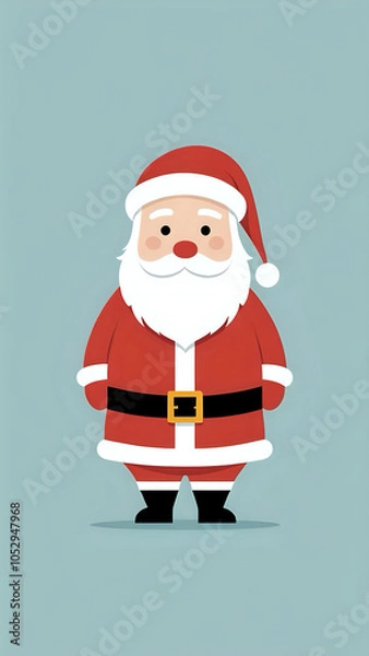 Obraz Minimalist Santa Claus