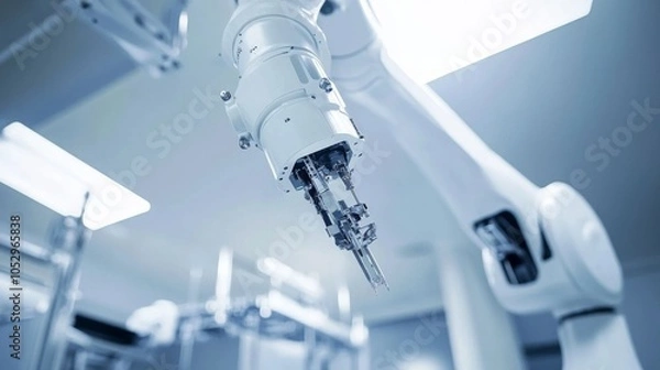 Fototapeta Robotic Arm in Modern Industrial Environment