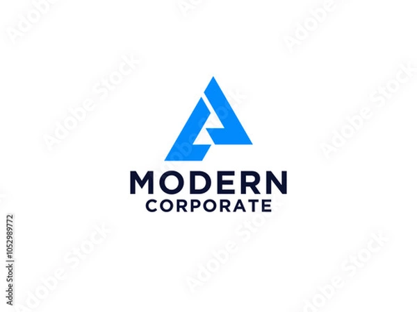 Fototapeta Initial Letter L Logo. Shape isolated on White Background. Usable for Business and Branding Logos.